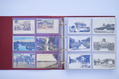 Een album met Chinese postkaarten, 19/20e eeuw